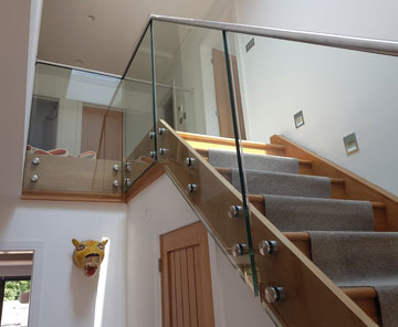 هندریل شیشه ای فیکس پوینت